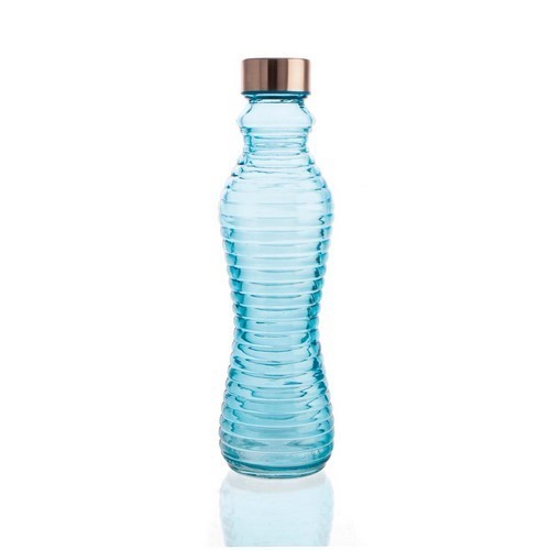BOTELLA VIDRIO QUID LINE AZUL 0.5L